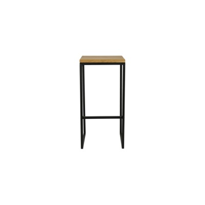 Барный табурет Лофт 2 Н, сталь/дуб