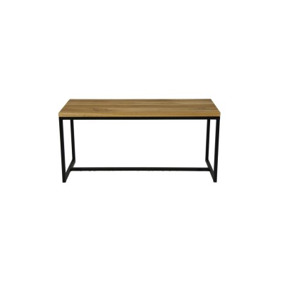 Скамья Лофт 2 Н, сталь/дуб