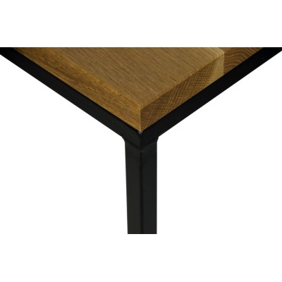 Скамья Лофт 2 Н, сталь/дуб