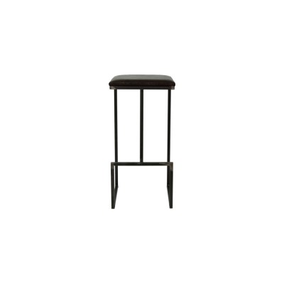 Табурет барный с подножкой Лофт 2 НМ, сталь/ткань/экокожа