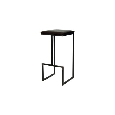 Табурет барный с подножкой Лофт 2 НМ, сталь/ткань/экокожа