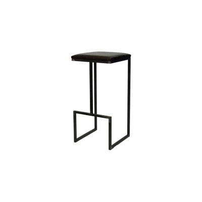 Табурет барный с подножкой Лофт 2 НМ, сталь/ткань/экокожа