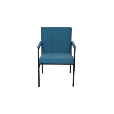 Стул-кресло Лофт 1 ММ, сталь/ткань/экокожа