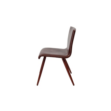 Стул мягкий Лари МРД, сталь/ткань/экокожа