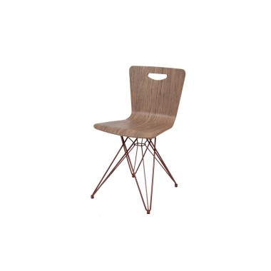 Стул кухонный Камо ПР, сталь/фанера/HPL