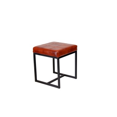 Табурет Лофт 2 ММ, сталь/ткань/экокожа