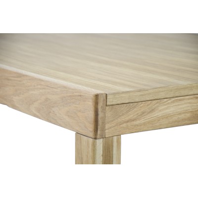 Стол деревянный Мюнхен 130-230 см, раздвижной, массив дуба/шпон дуба