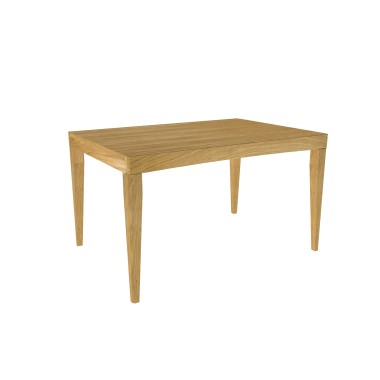 Стол деревянный Мюнхен 130-230 см, раздвижной, массив дуба/шпон дуба