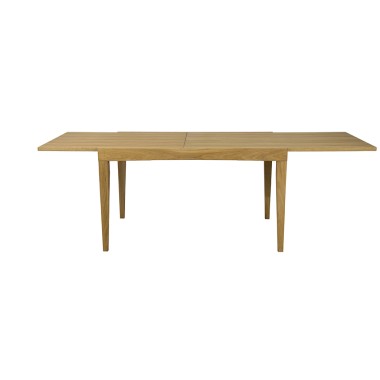 Стол деревянный Мюнхен 130-230 см, раздвижной, массив дуба/шпон дуба