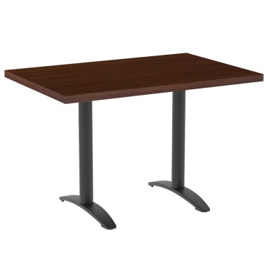 Стол прямоугольный Рим 2 (120*80), чугун/МДФ+HPL 40