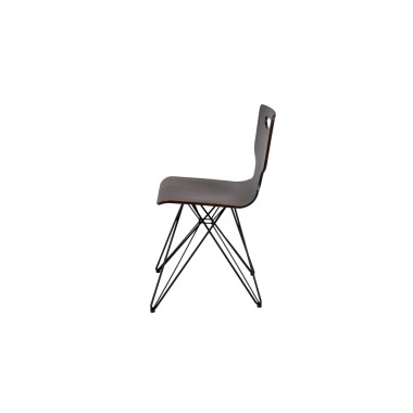 Стул кухонный Бар 2 ПР, сталь/шпон бука