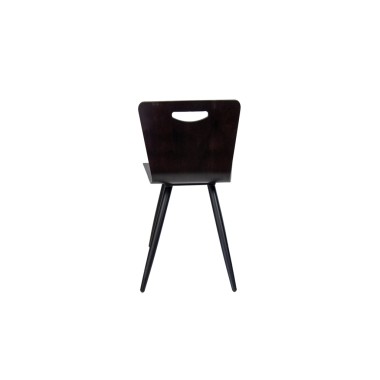 Стул кухонный Бар МРД, сталь/шпон бука