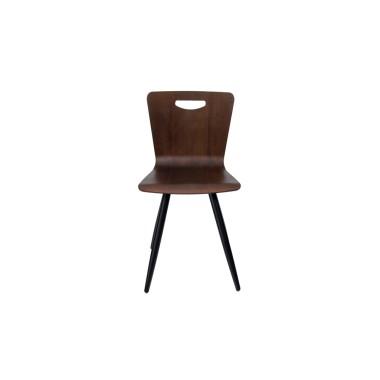 Стул кухонный Бар МРД, сталь/шпон бука