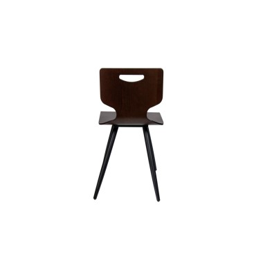 Стул кухонный Бар 2 МРД, сталь/шпон бука