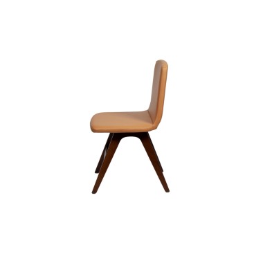 Стул мягкий Атлас М, шпон бука/фанера/ткань/экокожа