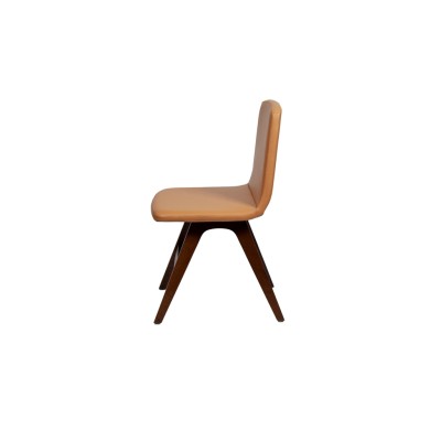 Стул мягкий Атлас М, шпон бука/фанера/ткань/экокожа