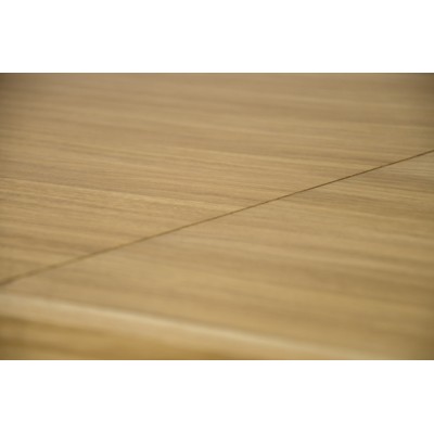 Стол деревянный Мюнхен 110-190 см, раздвижной, массив дуба/шпон дуба