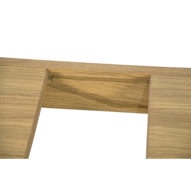 Стол деревянный Мюнхен 110-190 см, раздвижной, массив дуба/шпон дуба