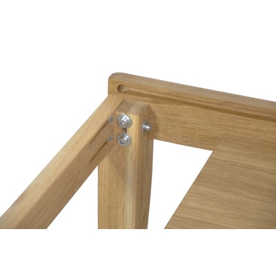 Стол деревянный Мюнхен 110-190 см, раздвижной, массив дуба/шпон дуба