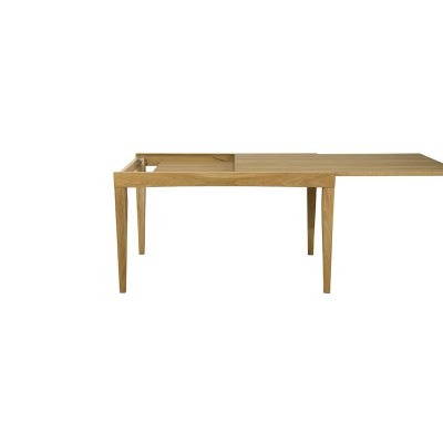 Стол деревянный Мюнхен 110-190 см, раздвижной, массив дуба/шпон дуба