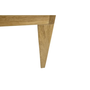 Стол деревянный Мюнхен 110-190 см, раздвижной, массив дуба/шпон дуба