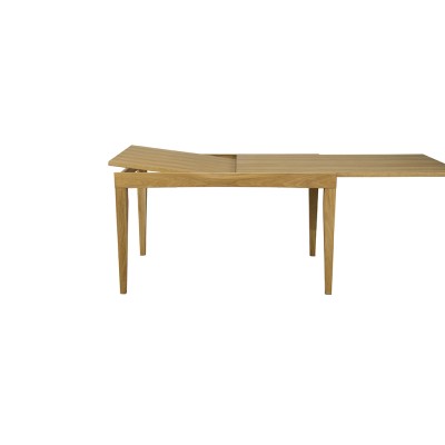 Стол деревянный Мюнхен 110-190 см, раздвижной, массив дуба/шпон дуба