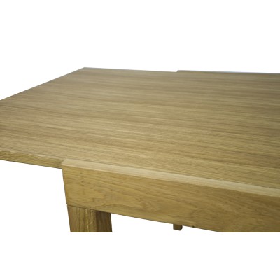 Стол деревянный Мюнхен 110-190 см, раздвижной, массив дуба/шпон дуба