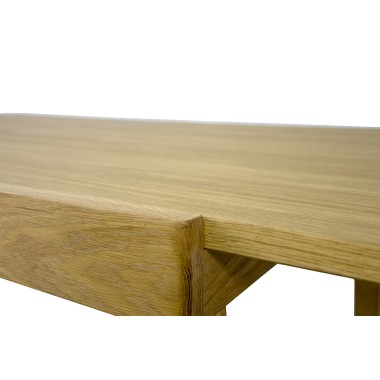 Стол деревянный Мюнхен 110-190 см, раздвижной, массив дуба/шпон дуба
