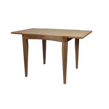 Стол деревянный Мюнхен 75-120 см, раздвижной, массив дуба/шпон дуба