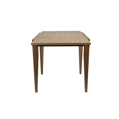 Стол деревянный Мюнхен 75-120 см, раздвижной, массив дуба/шпон дуба