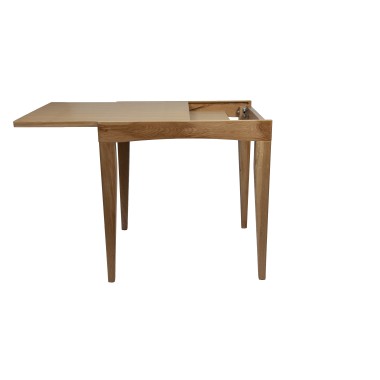 Стол деревянный Мюнхен 75-120 см, раздвижной, массив дуба/шпон дуба