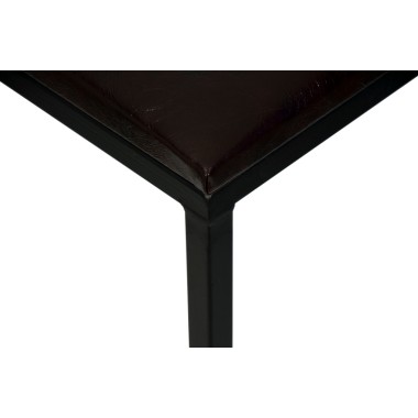 Скамья-банкетка Лофт 1 НМ, мягкое сиденье, сталь/ткань, экокожа