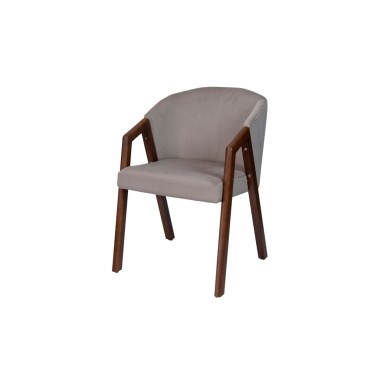 Стул-кресло Аверс, массив бука/ткань/экокожа