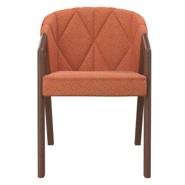 Стул-кресло Аверс У, массив бука/ткань/экокожа