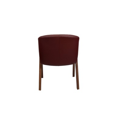 Стул-кресло Аверс У, массив бука/ткань/экокожа