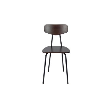 Стул кухонный Мельбурн, сталь/гнутый шпон бука