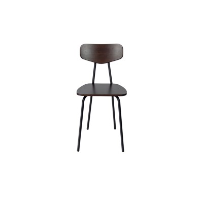 Стул кухонный Мельбурн, сталь/гнутый шпон бука