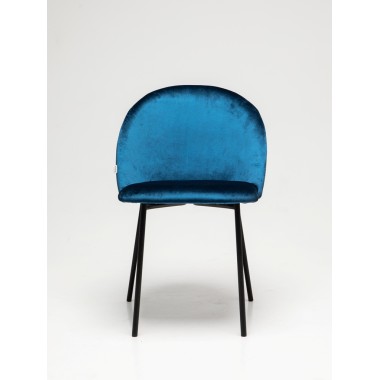 Стул мягкий Лора, металл/ткань/экококжа