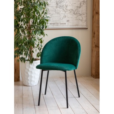 Стул мягкий Лора, металл/ткань/экококжа