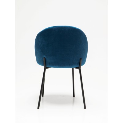 Стул мягкий Лора, металл/ткань/экококжа