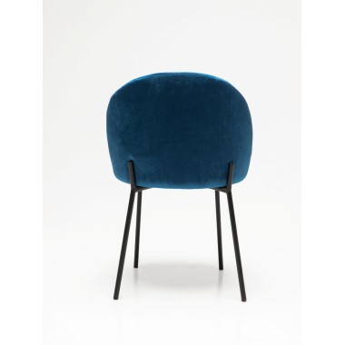 Стул мягкий Лора, металл/ткань/экококжа