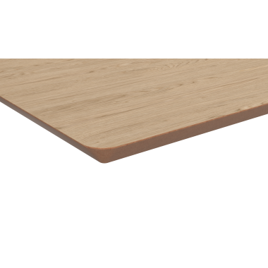 Столешница МДФ 25 К, шпон дуба, 800х700, прямоугольная