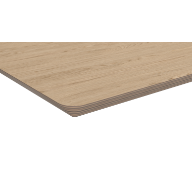 Столешница Камо шпон дуба, 1000, круглая