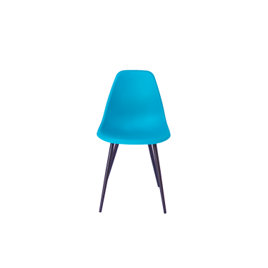 Стул Eames 25 Р бирюзовый