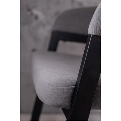 Стул-кресло Гранд 40, металл/ткань/экокожа