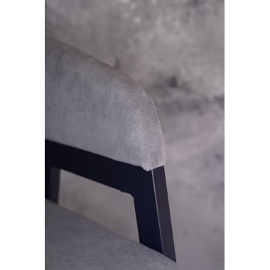 Стул-кресло Гранд 40, металл/ткань/экокожа