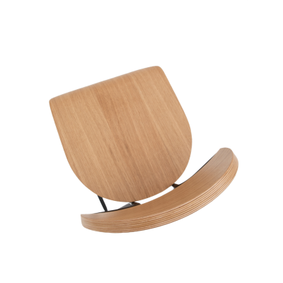 Барный стул Мадрид, металл/шпон дуба