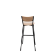 Барный стул Марсель, металл/гнутый шпон дуба