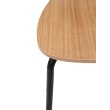Барный стул Марсель, металл/гнутый шпон дуба