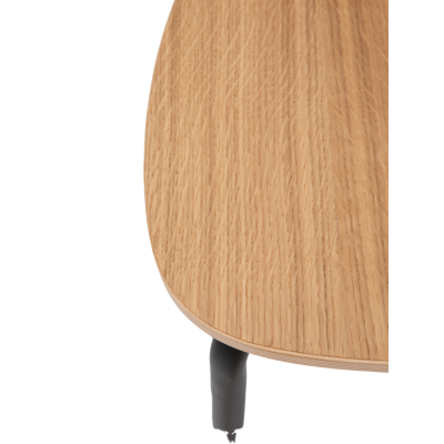 Барный стул Марсель, металл/гнутый шпон дуба